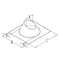 Simpson Duravent DuraVent DirectVent 6 in. D Galvanized Steel Adjustable Fireplace Roof Flashing 46DVA-F6 - alternate 4